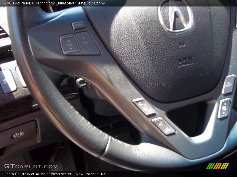 Billet Silver Metallic / Ebony 2008 Acura MDX Technology