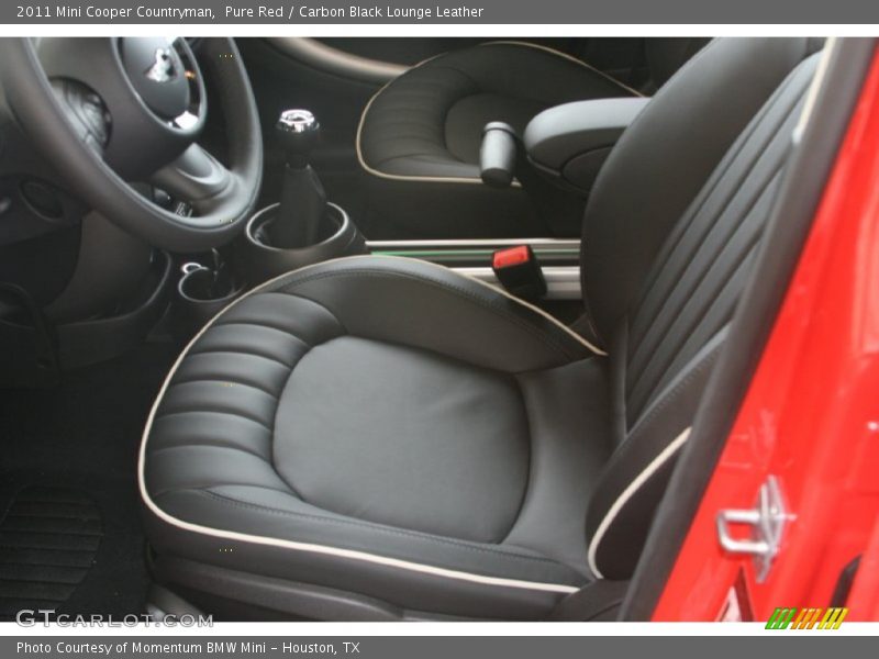  2011 Cooper Countryman Carbon Black Lounge Leather Interior