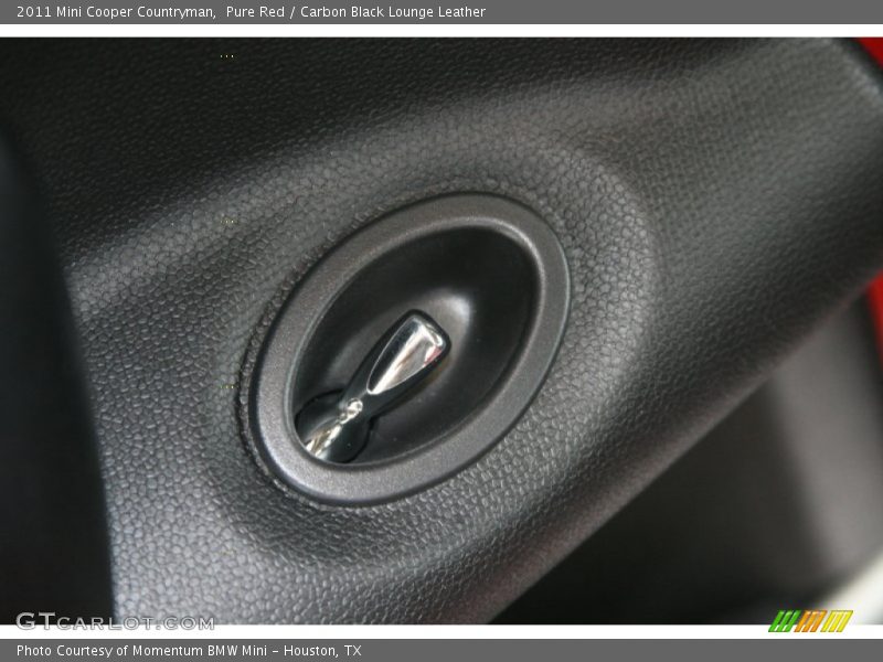 Pure Red / Carbon Black Lounge Leather 2011 Mini Cooper Countryman