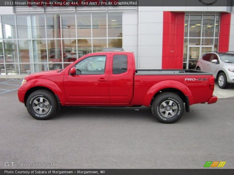  2011 Frontier Pro-4X King Cab 4x4 Red Alert