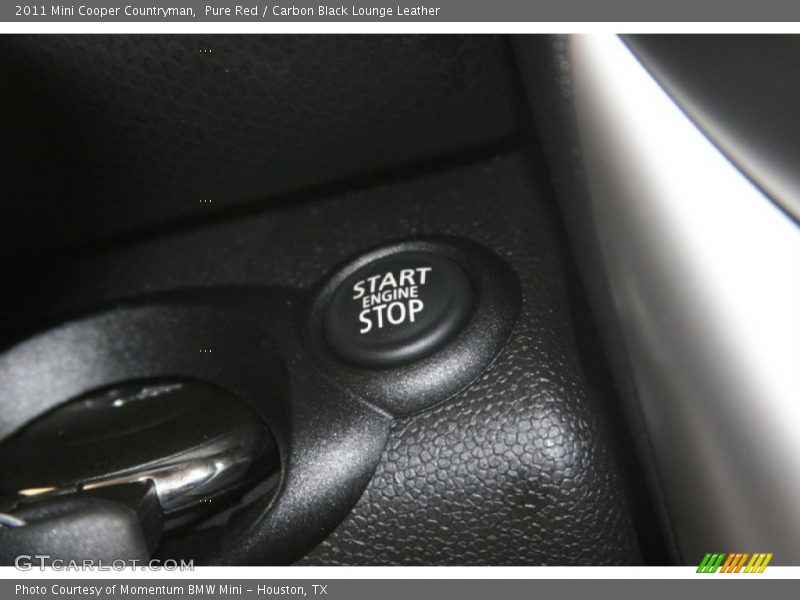 Pure Red / Carbon Black Lounge Leather 2011 Mini Cooper Countryman