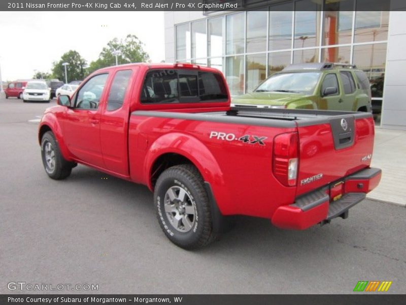  2011 Frontier Pro-4X King Cab 4x4 Red Alert