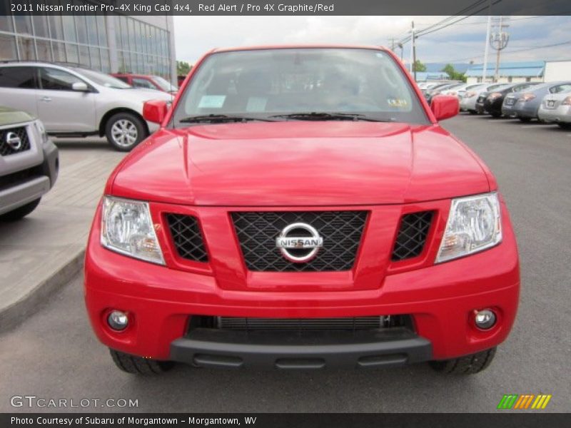 Red Alert / Pro 4X Graphite/Red 2011 Nissan Frontier Pro-4X King Cab 4x4