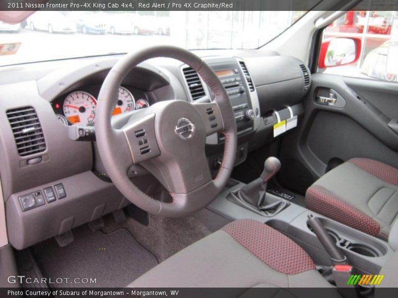 Pro 4X Graphite/Red Interior - 2011 Frontier Pro-4X King Cab 4x4 