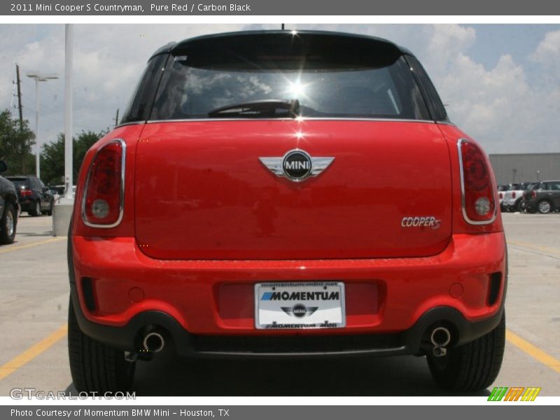 Pure Red / Carbon Black 2011 Mini Cooper S Countryman