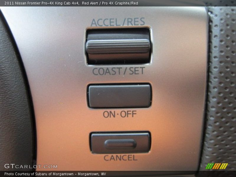 Controls of 2011 Frontier Pro-4X King Cab 4x4