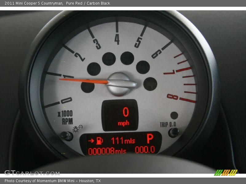 Pure Red / Carbon Black 2011 Mini Cooper S Countryman