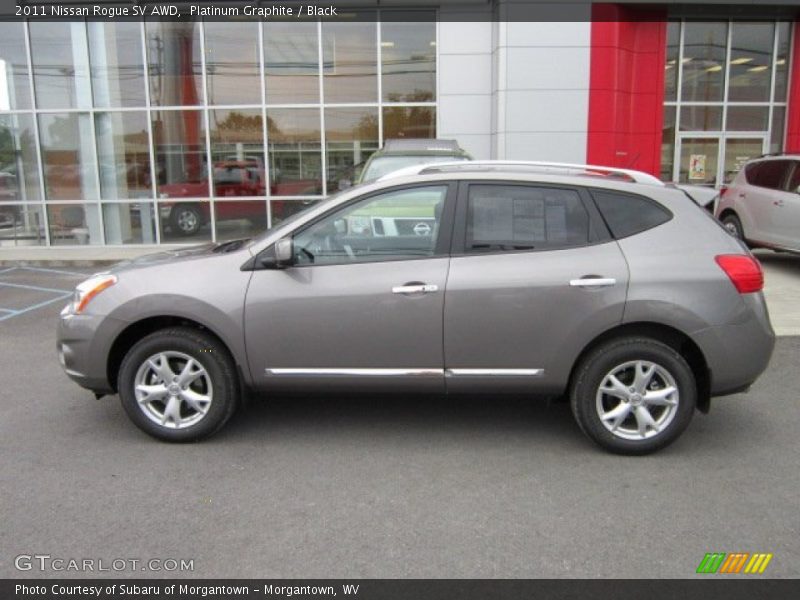 Platinum Graphite / Black 2011 Nissan Rogue SV AWD