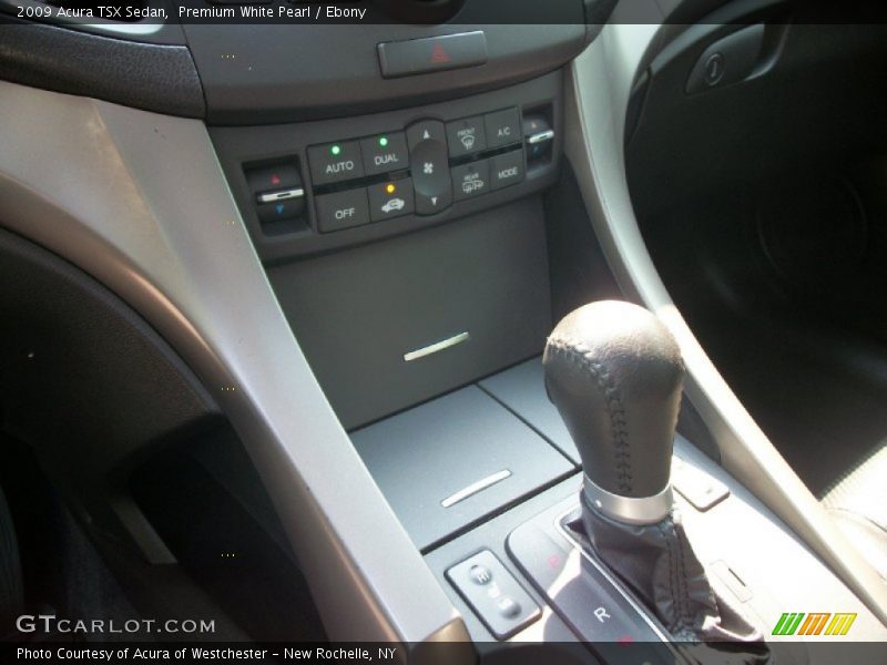 Premium White Pearl / Ebony 2009 Acura TSX Sedan