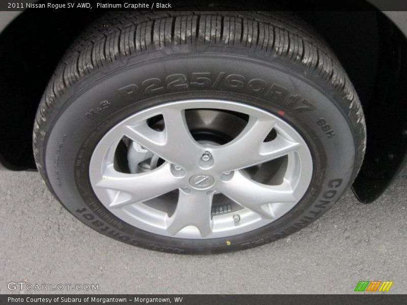 Platinum Graphite / Black 2011 Nissan Rogue SV AWD
