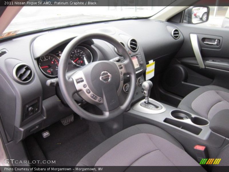 Platinum Graphite / Black 2011 Nissan Rogue SV AWD