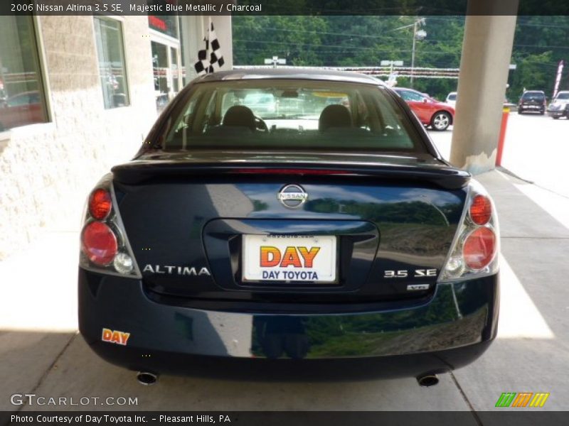 Majestic Blue Metallic / Charcoal 2006 Nissan Altima 3.5 SE