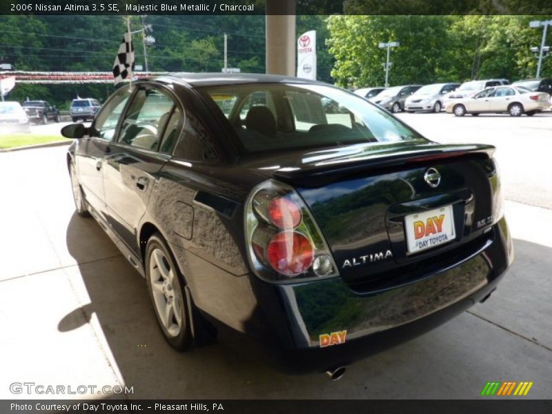 Majestic Blue Metallic / Charcoal 2006 Nissan Altima 3.5 SE