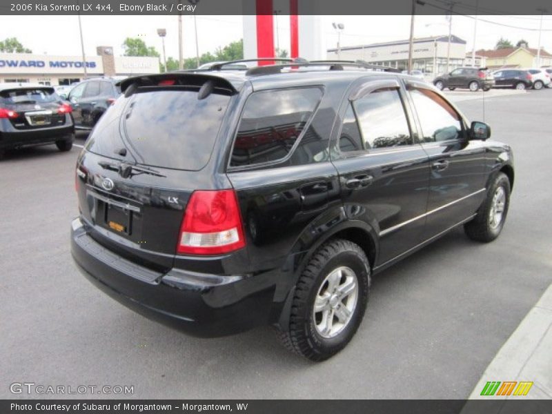 Ebony Black / Gray 2006 Kia Sorento LX 4x4