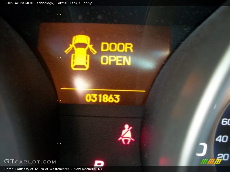 Formal Black / Ebony 2009 Acura MDX Technology