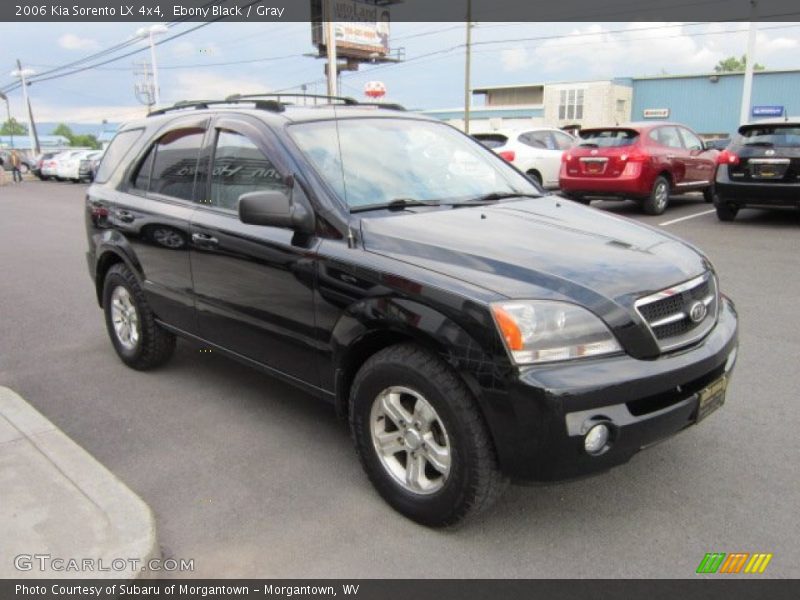 Ebony Black / Gray 2006 Kia Sorento LX 4x4