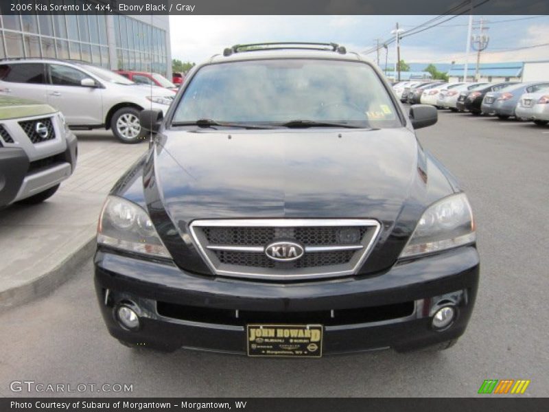 Ebony Black / Gray 2006 Kia Sorento LX 4x4