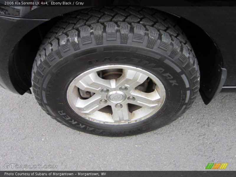 Ebony Black / Gray 2006 Kia Sorento LX 4x4