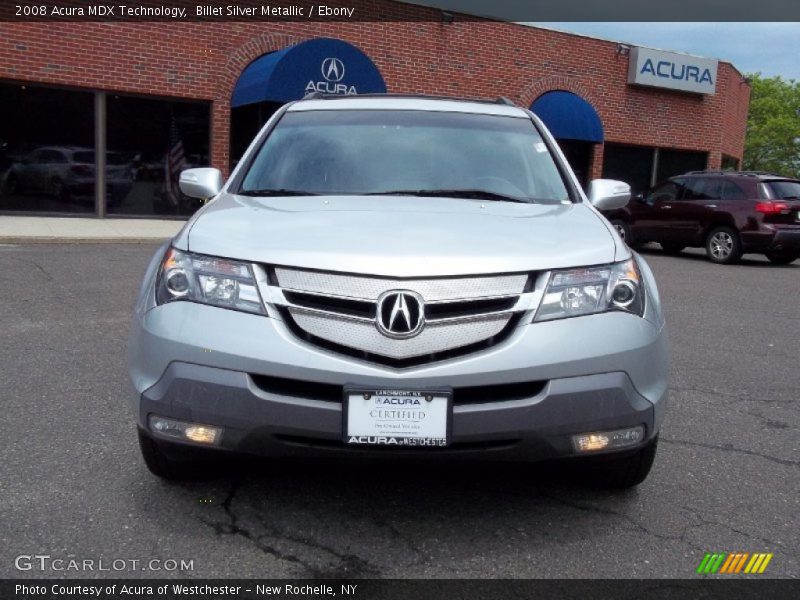Billet Silver Metallic / Ebony 2008 Acura MDX Technology