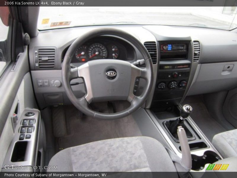 Ebony Black / Gray 2006 Kia Sorento LX 4x4