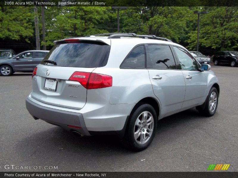 Billet Silver Metallic / Ebony 2008 Acura MDX Technology