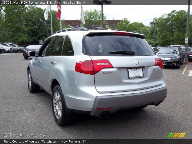 Billet Silver Metallic / Ebony 2008 Acura MDX Technology