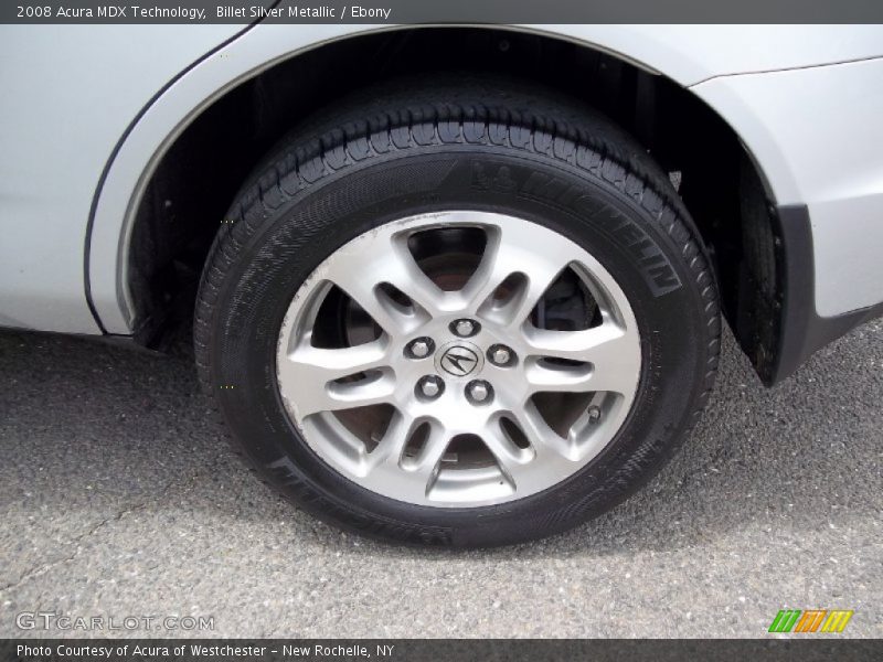 Billet Silver Metallic / Ebony 2008 Acura MDX Technology