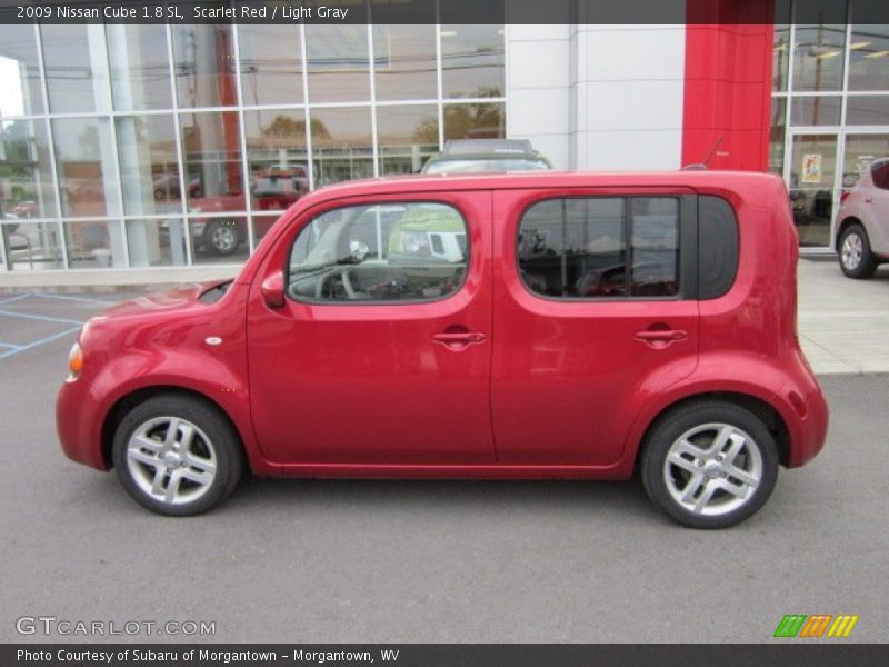 Scarlet Red / Light Gray 2009 Nissan Cube 1.8 SL