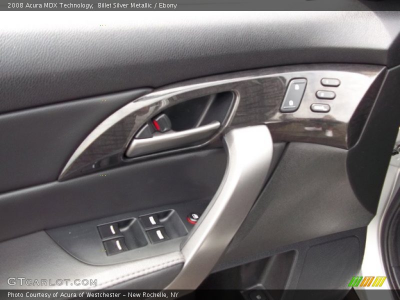 Billet Silver Metallic / Ebony 2008 Acura MDX Technology