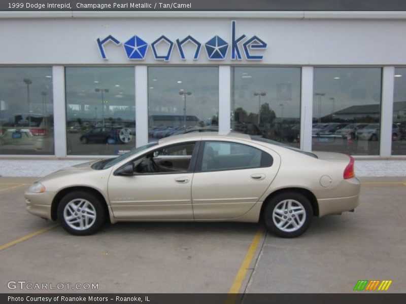 Champagne Pearl Metallic / Tan/Camel 1999 Dodge Intrepid