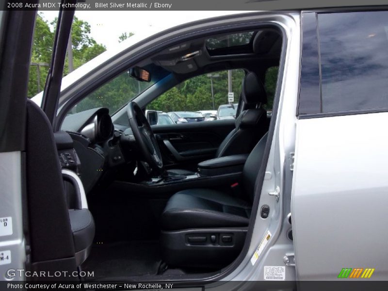 Billet Silver Metallic / Ebony 2008 Acura MDX Technology