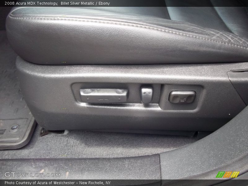 Billet Silver Metallic / Ebony 2008 Acura MDX Technology