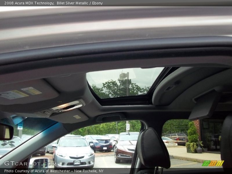 Billet Silver Metallic / Ebony 2008 Acura MDX Technology
