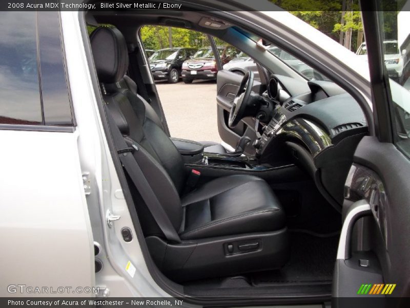 Billet Silver Metallic / Ebony 2008 Acura MDX Technology