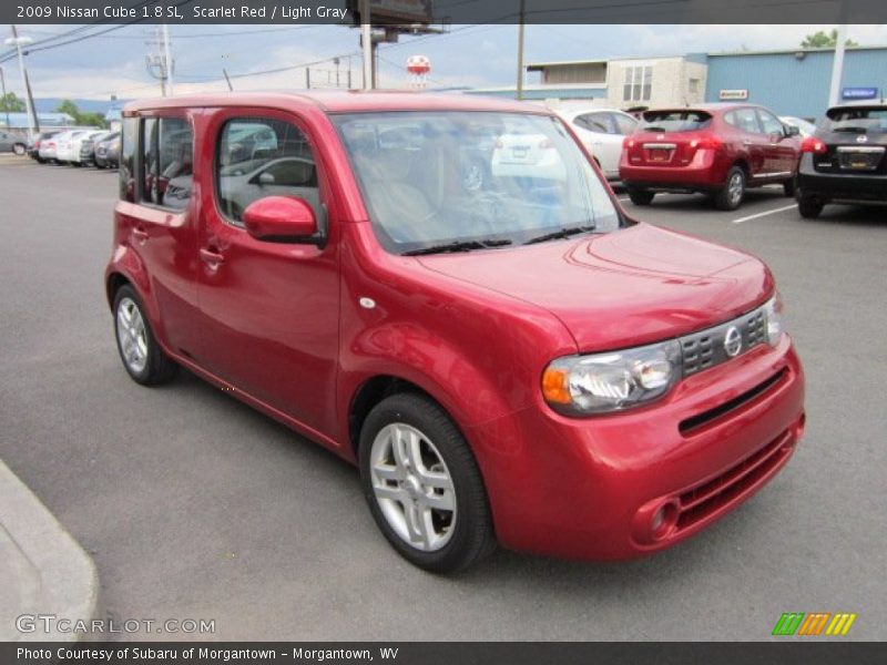 Scarlet Red / Light Gray 2009 Nissan Cube 1.8 SL