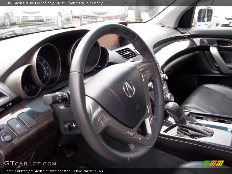 Billet Silver Metallic / Ebony 2008 Acura MDX Technology
