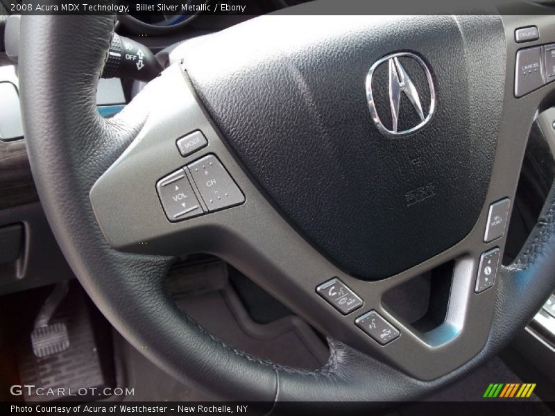 Billet Silver Metallic / Ebony 2008 Acura MDX Technology