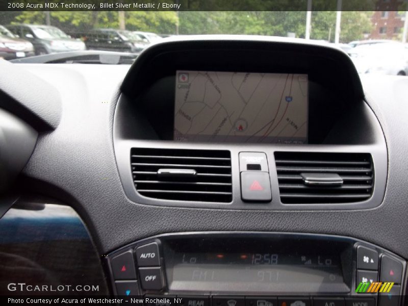 Billet Silver Metallic / Ebony 2008 Acura MDX Technology