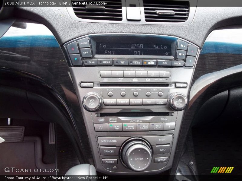 Billet Silver Metallic / Ebony 2008 Acura MDX Technology