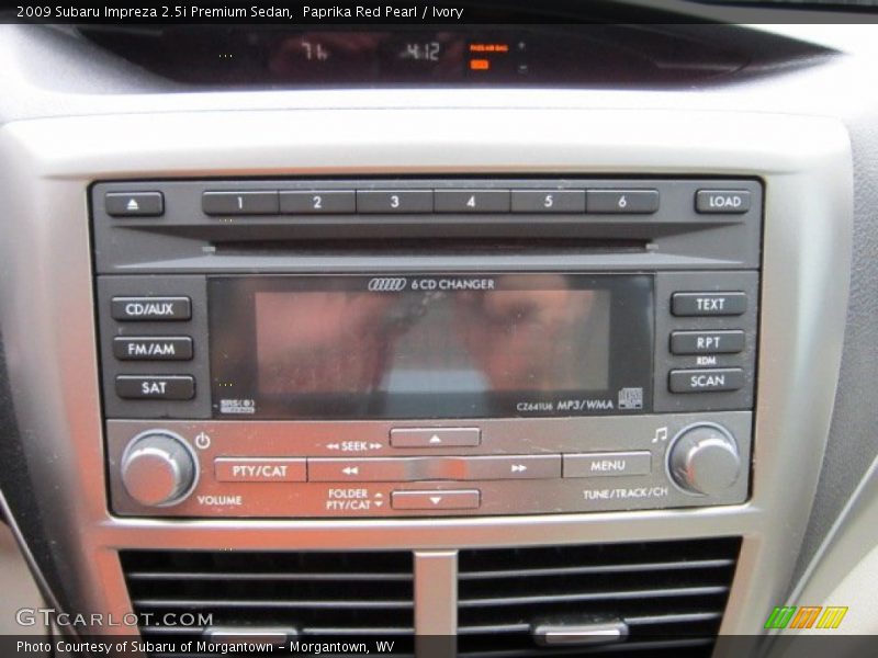 Paprika Red Pearl / Ivory 2009 Subaru Impreza 2.5i Premium Sedan