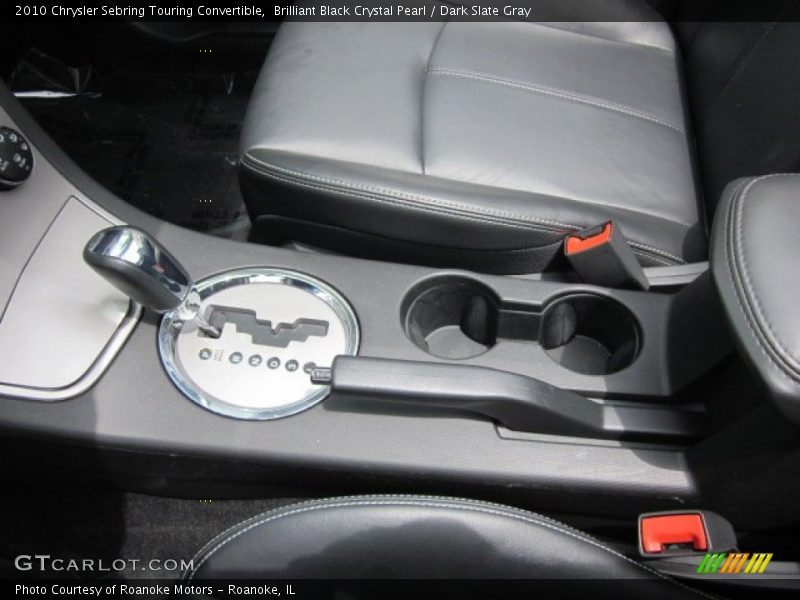 Brilliant Black Crystal Pearl / Dark Slate Gray 2010 Chrysler Sebring Touring Convertible