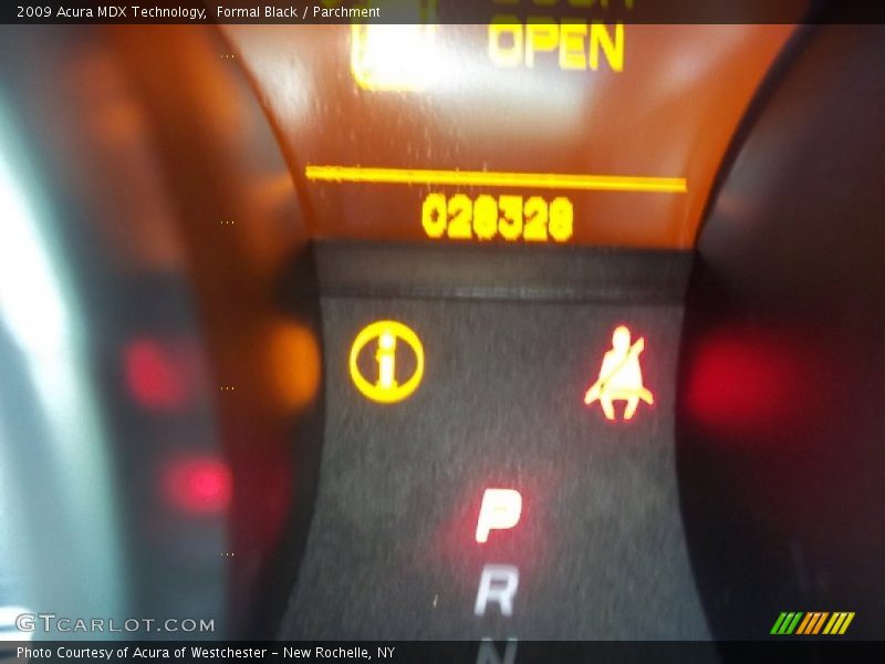Formal Black / Parchment 2009 Acura MDX Technology