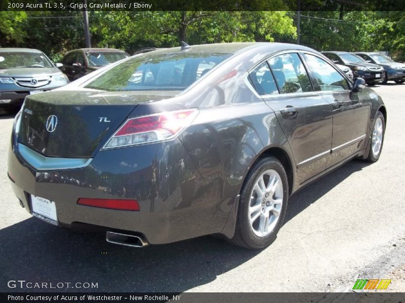 Grigio Gray Metallic / Ebony 2009 Acura TL 3.5