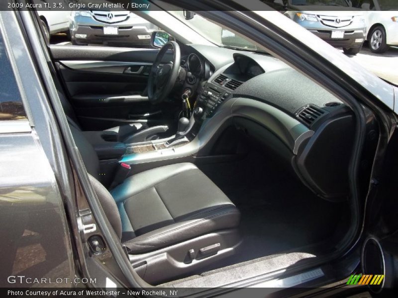 Grigio Gray Metallic / Ebony 2009 Acura TL 3.5