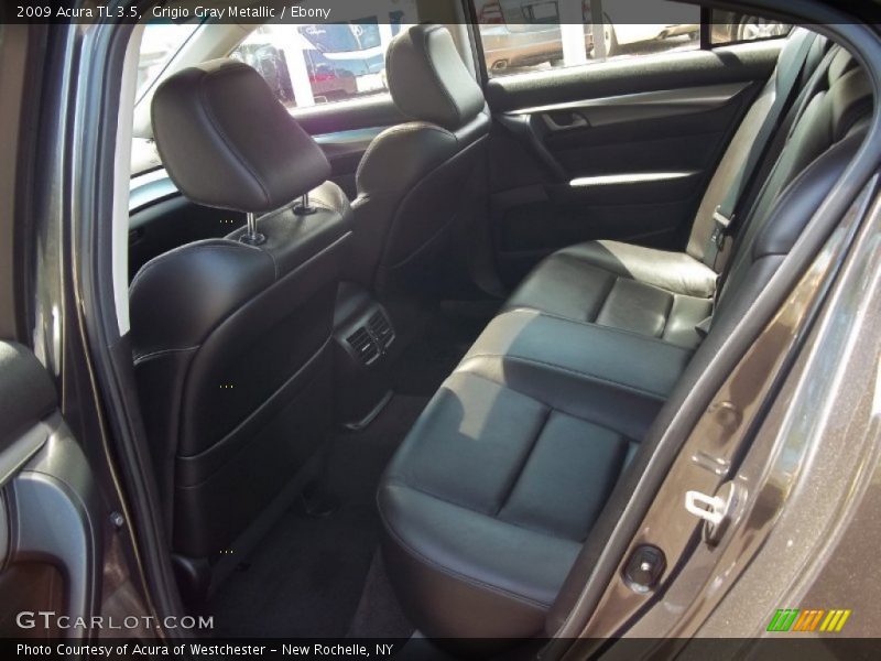 Grigio Gray Metallic / Ebony 2009 Acura TL 3.5