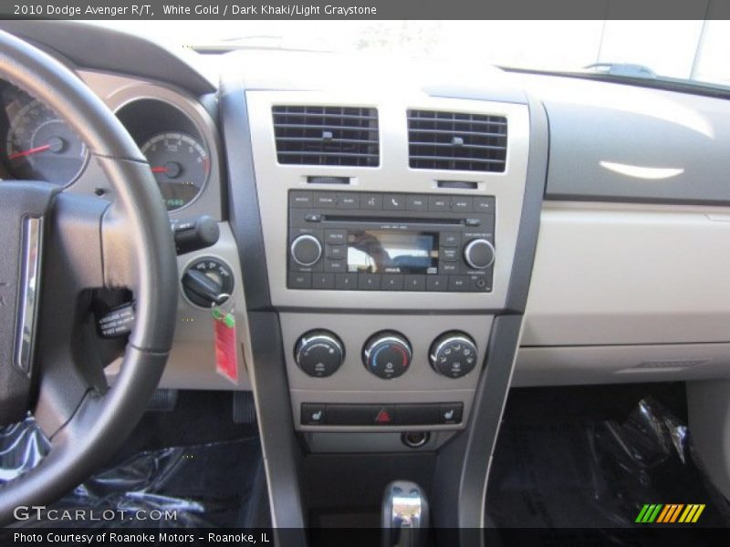 White Gold / Dark Khaki/Light Graystone 2010 Dodge Avenger R/T