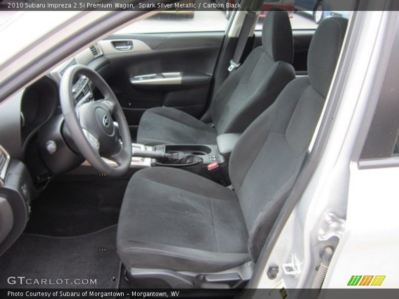  2010 Impreza 2.5i Premium Wagon Carbon Black Interior