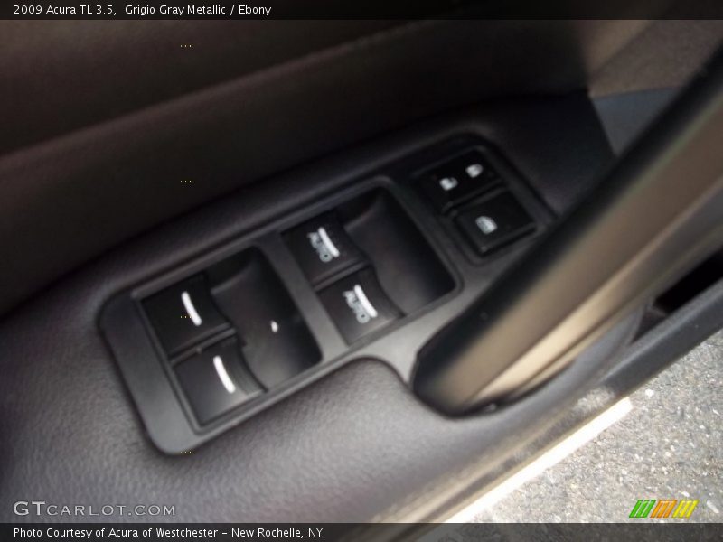 Grigio Gray Metallic / Ebony 2009 Acura TL 3.5