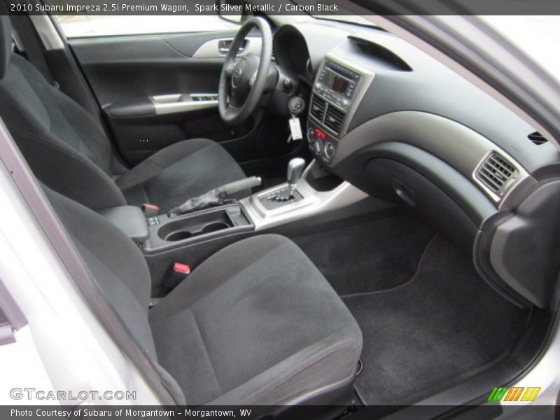  2010 Impreza 2.5i Premium Wagon Carbon Black Interior