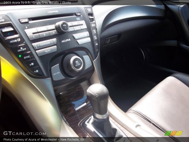 Grigio Gray Metallic / Ebony 2009 Acura TL 3.5